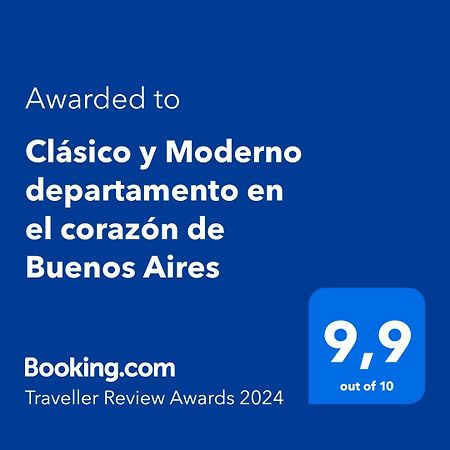 Clasico Y Moderno Departamento En El Corazon De Buenos Aires Apartment Екстериор снимка